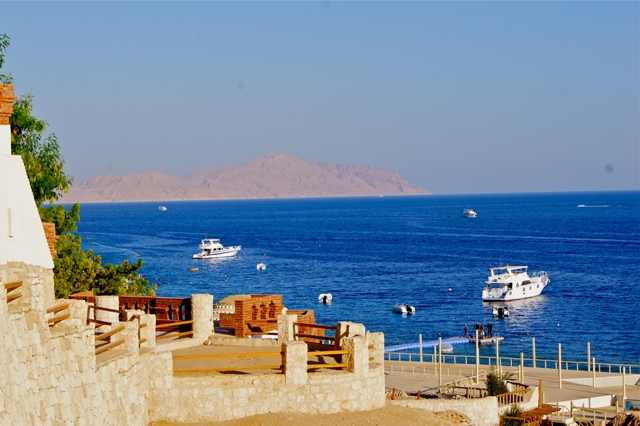 Shark's Bay is also nearby, a Bedouin Village and a growing resort community with views of Tiran Island and the coral reefs in the narrow strait.