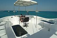 Sun Deck on M/Y Ocean Wave Liveaboard Diving Motor Yacht in Marsa Alam Egypt